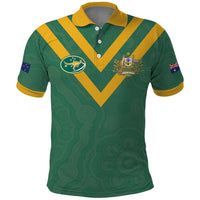 Custom Australia Rugby Polo Shirt Sporty Style