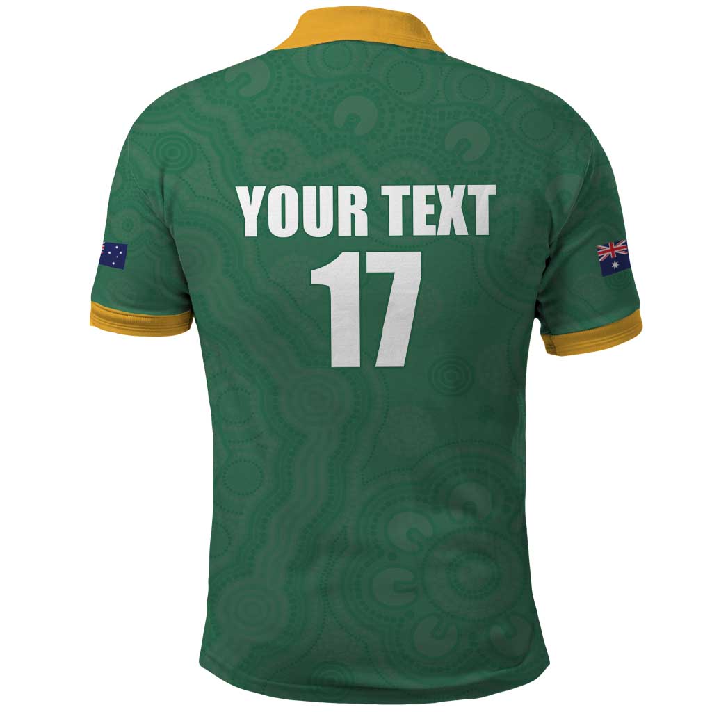 Custom Australia Rugby Polo Shirt Sporty Style