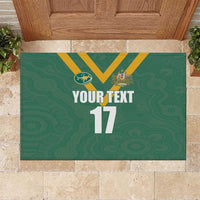 Custom Australia Rugby Rubber Doormat Sporty Style