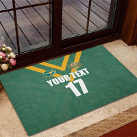 Custom Australia Rugby Rubber Doormat Sporty Style