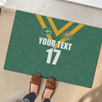 Custom Australia Rugby Rubber Doormat Sporty Style