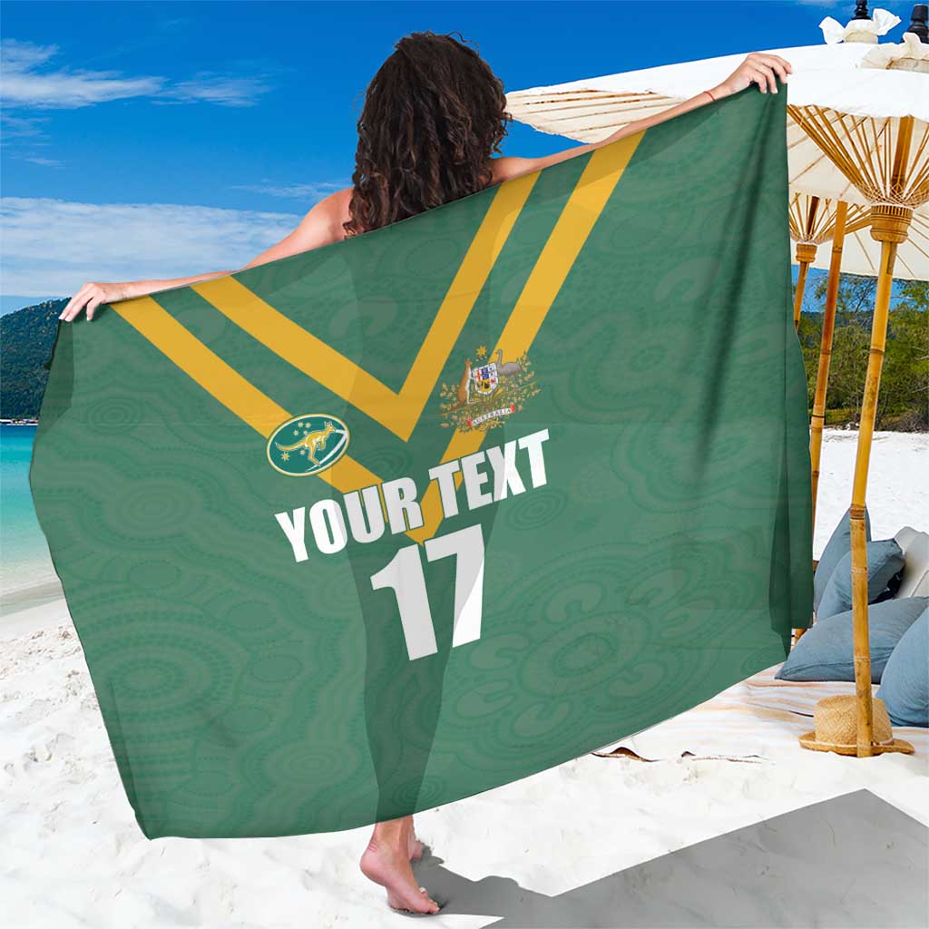 Custom Australia Rugby Sarong Sporty Style