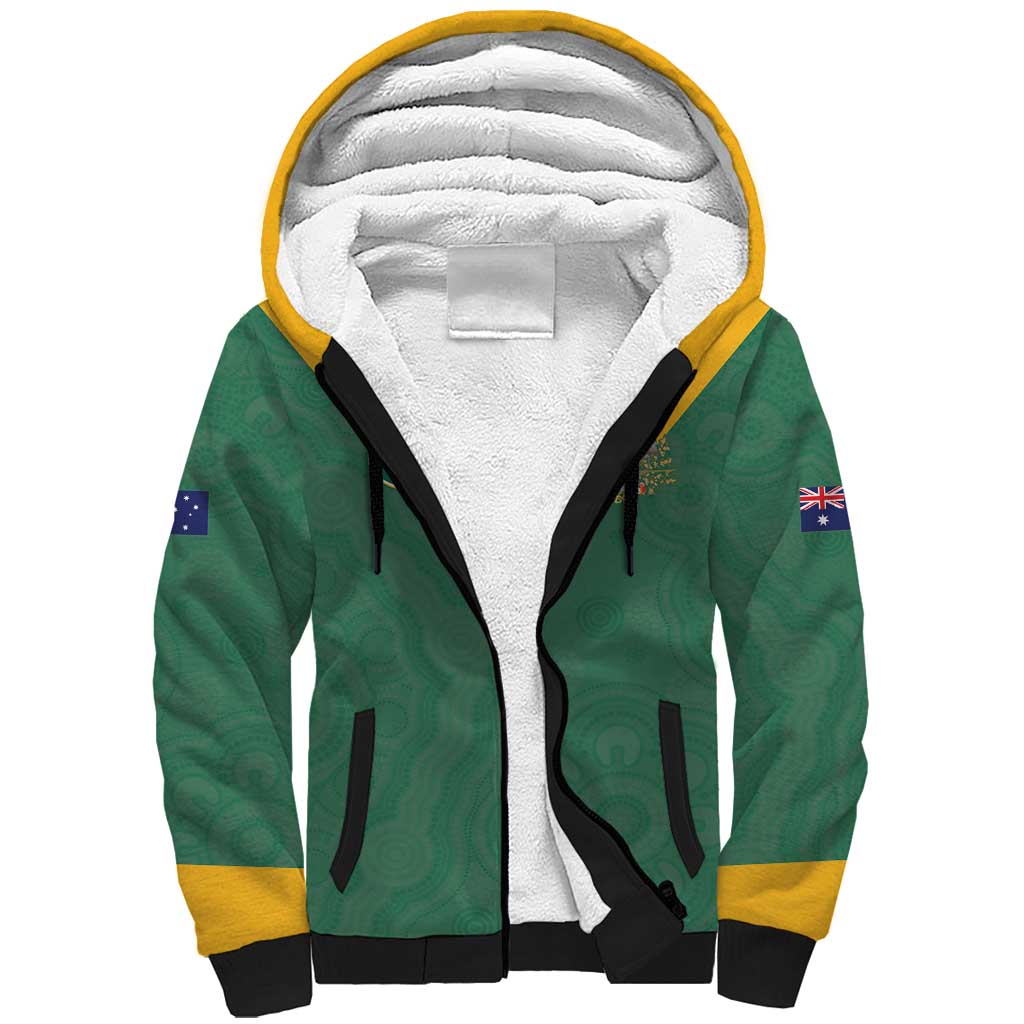 Custom Australia Rugby Sherpa Hoodie Sporty Style