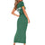 Custom Australia Rugby Short Sleeve Bodycon Dress Sporty Style