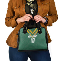 Custom Australia Rugby Shoulder Handbag Sporty Style