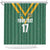 Custom Australia Rugby Shower Curtain Sporty Style