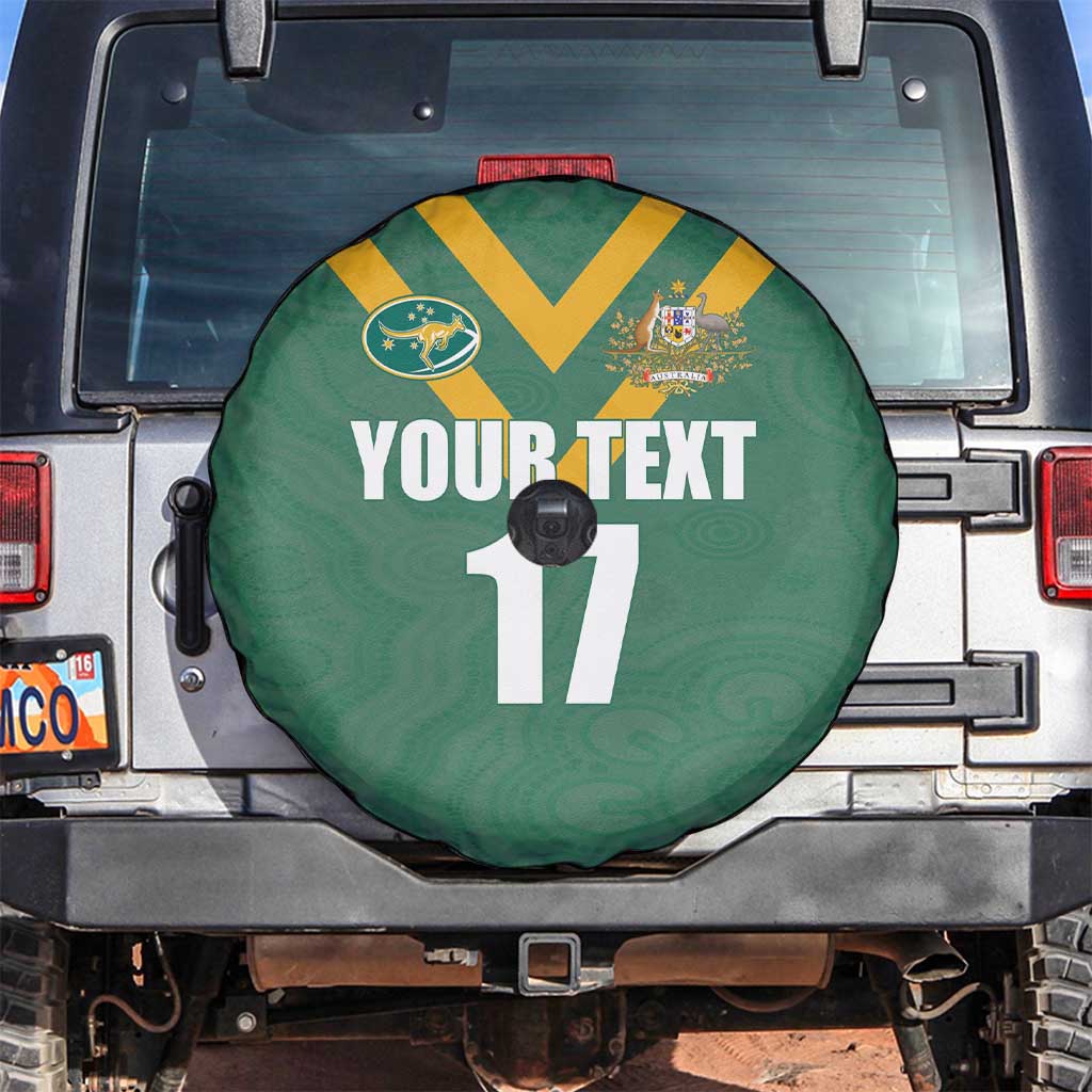 Custom Australia Rugby Spare Tire Cover Sporty Style
