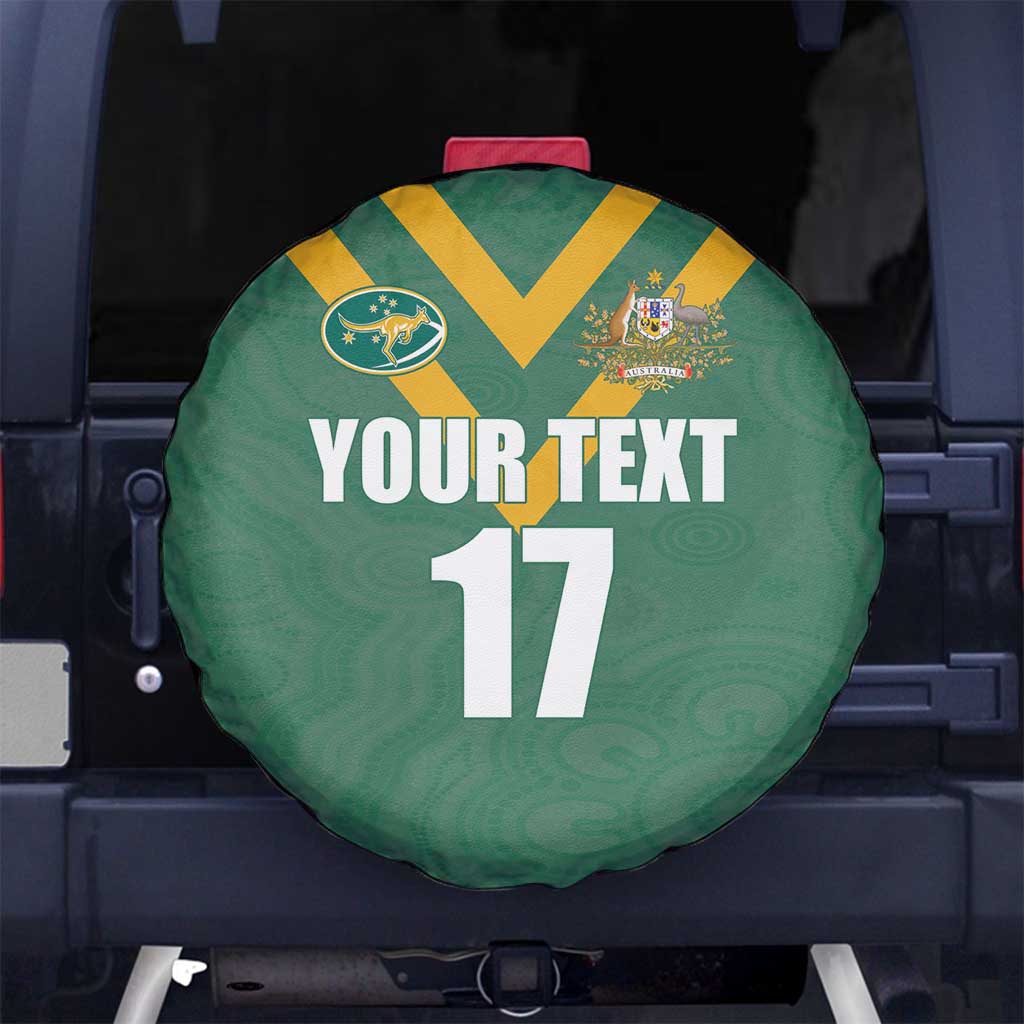 Custom Australia Rugby Spare Tire Cover Sporty Style
