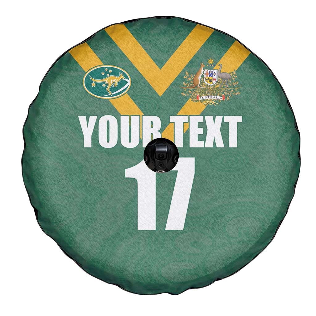 Custom Australia Rugby Spare Tire Cover Sporty Style