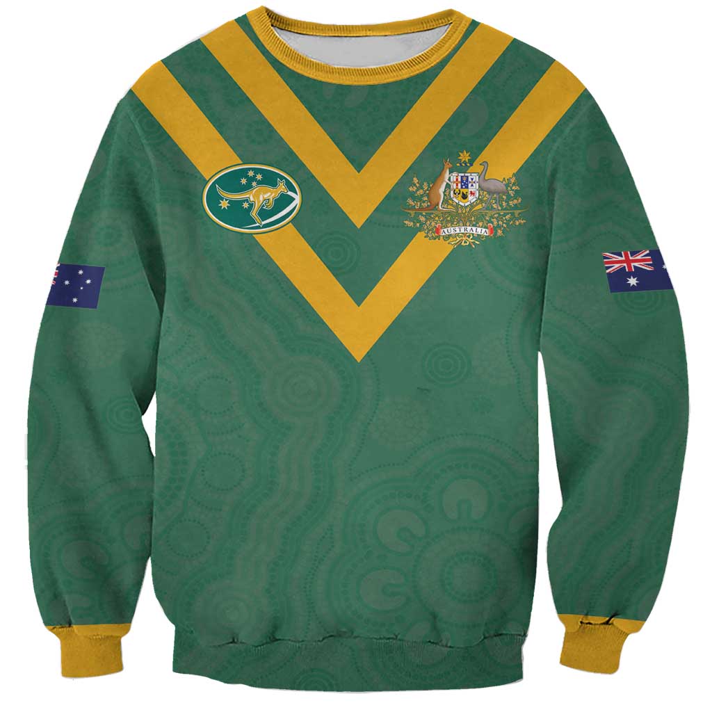 Custom Australia Rugby Sweatshirt Sporty Style