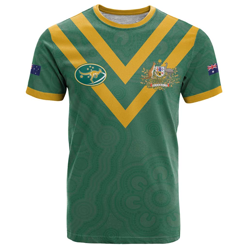 Custom Australia Rugby T Shirt Sporty Style
