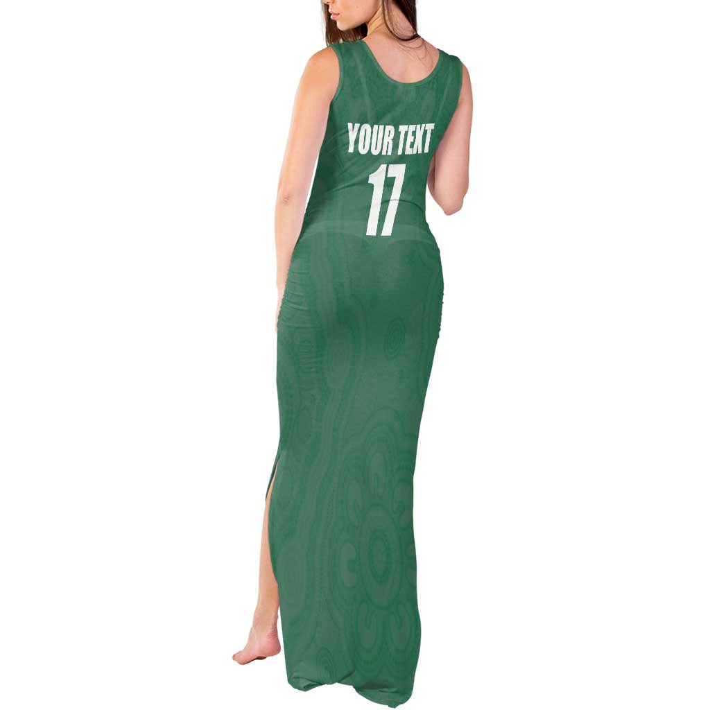 Custom Australia Rugby Tank Maxi Dress Sporty Style