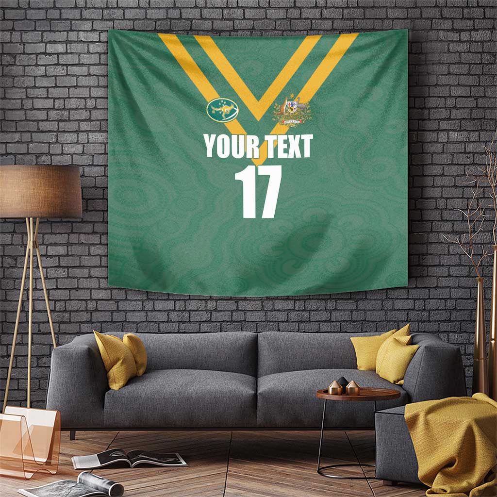 Custom Australia Rugby Tapestry Sporty Style