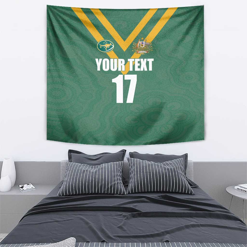 Custom Australia Rugby Tapestry Sporty Style