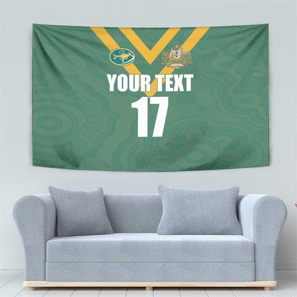 Custom Australia Rugby Tapestry Sporty Style