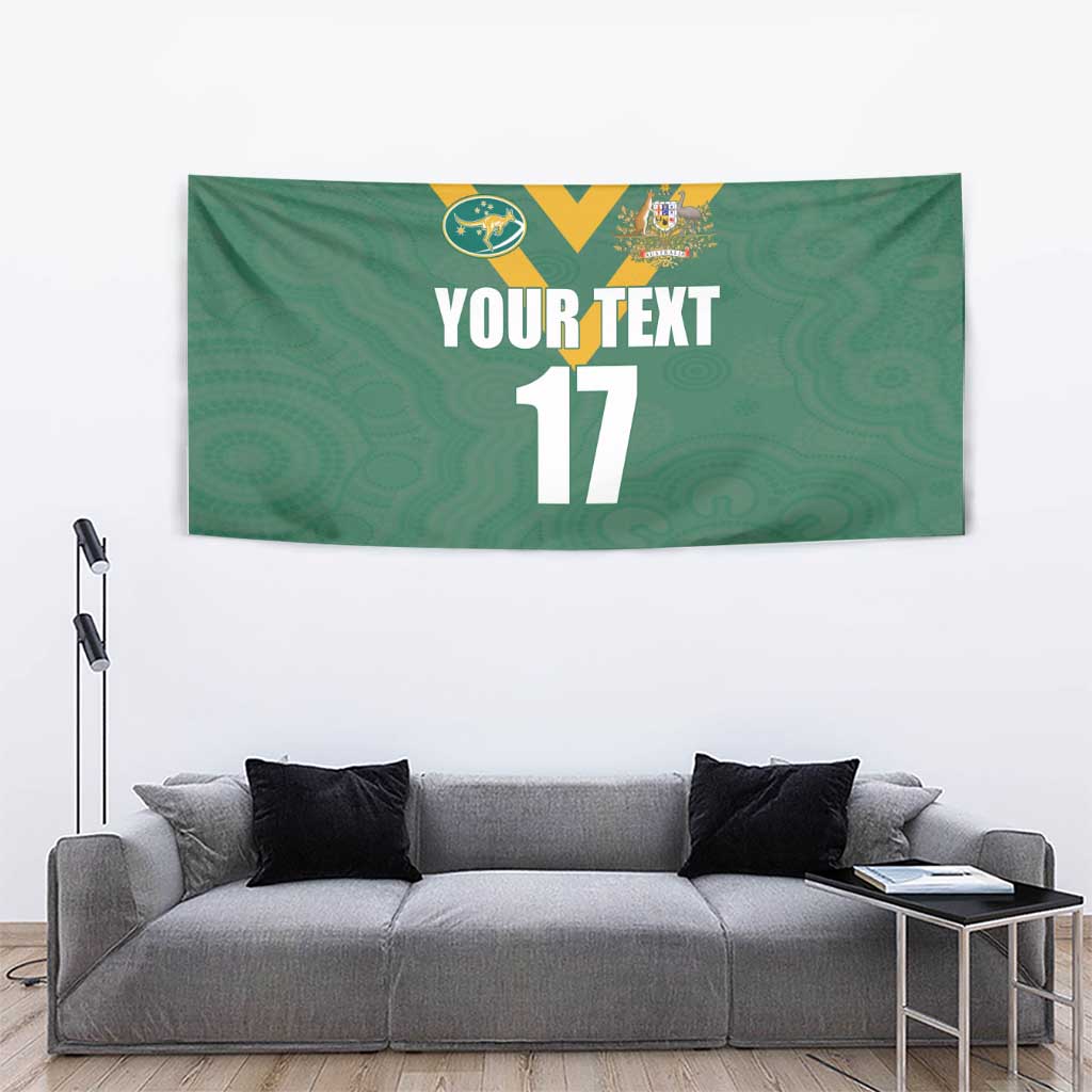 Custom Australia Rugby Tapestry Sporty Style