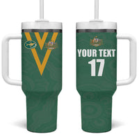 Custom Australia Rugby Tumbler With Handle Sporty Style