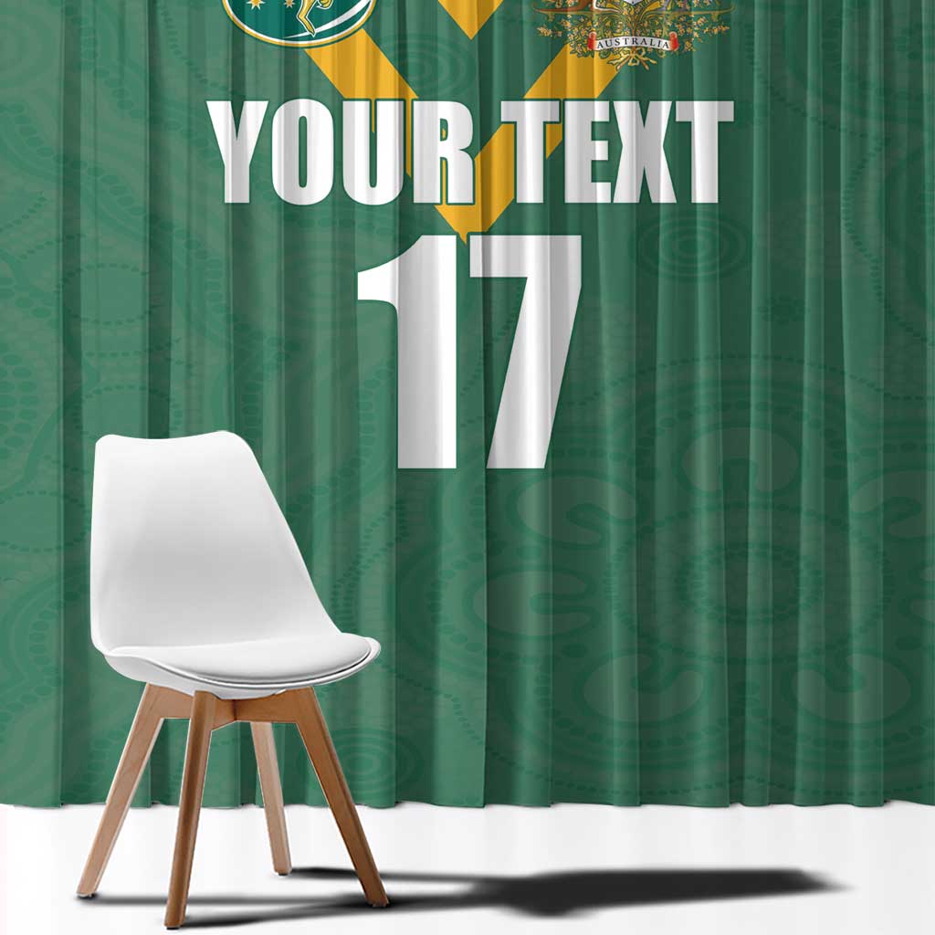 Custom Australia Rugby Window Curtain Sporty Style