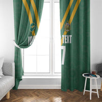 Custom Australia Rugby Window Curtain Sporty Style
