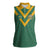 Custom Australia Rugby Women Sleeveless Polo Shirt Sporty Style