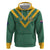 Custom Australia Rugby Zip Hoodie Sporty Style
