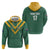 Custom Australia Rugby Zip Hoodie Sporty Style
