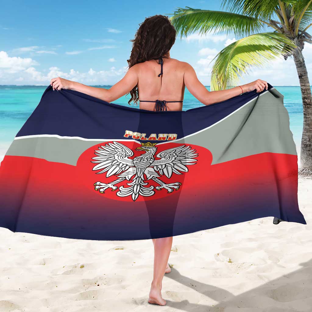 Poland Coat of Arms Sarong A white and Crowned Eagle LT17 - Wonder Print Shop
