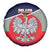Poland Coat of Arms Spare Tire Cover A white and Crowned Eagle LT17 - Wonder Print Shop