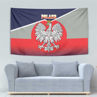 Poland Coat of Arms Tapestry A white and Crowned Eagle LT17 - Wonder Print Shop