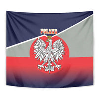 Poland Coat of Arms Tapestry A white and Crowned Eagle LT17 - Wonder Print Shop