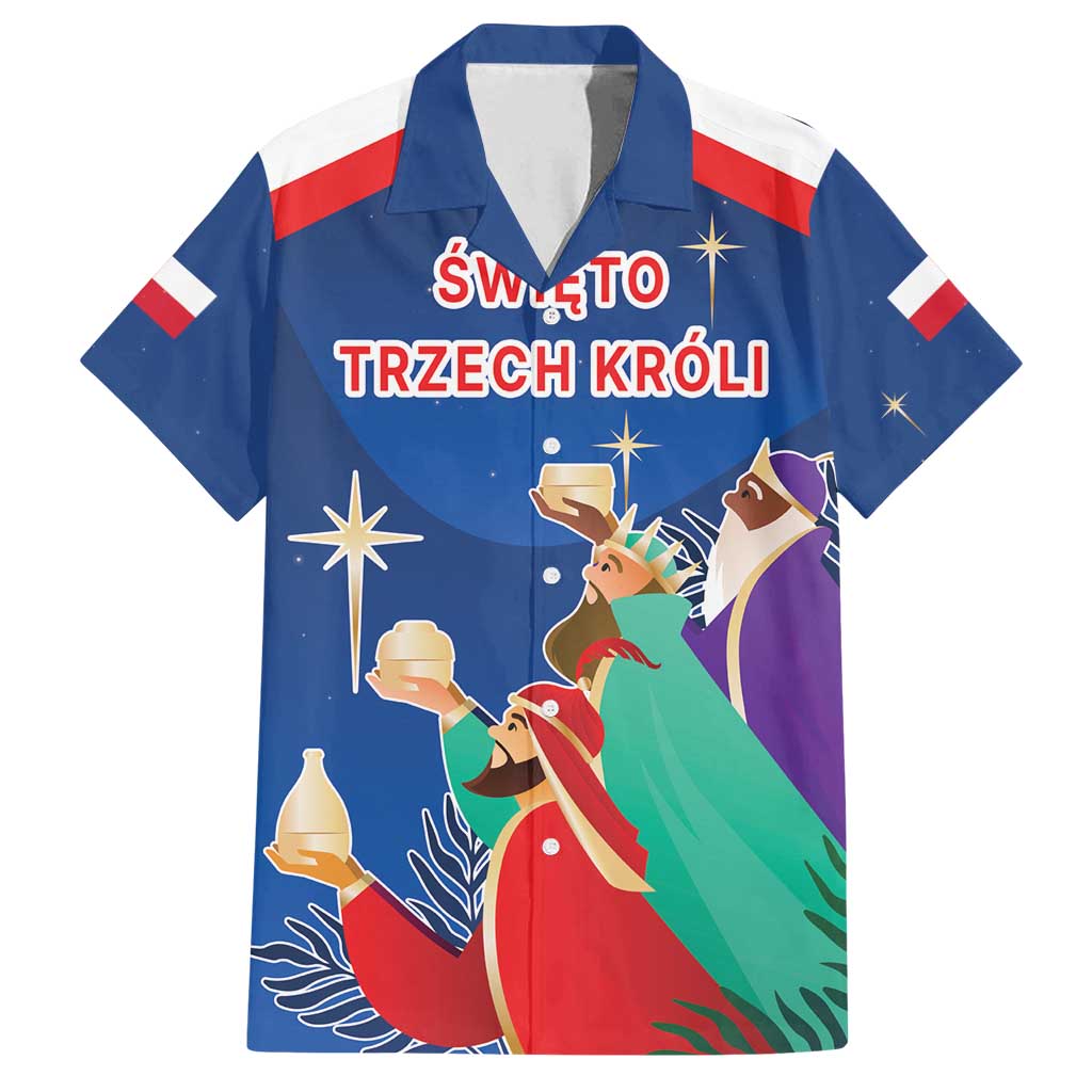Poland Epiphany Family Matching Off Shoulder Short Dress and Hawaiian Shirt The Three Kings Day - Trzech Kroli