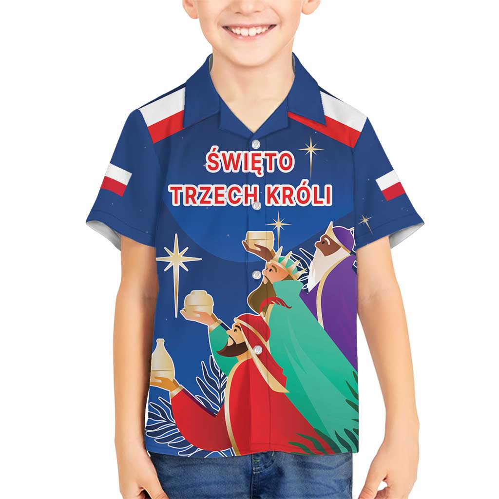 Poland Epiphany Family Matching Summer Maxi Dress and Hawaiian Shirt The Three Kings Day - Trzech Kroli