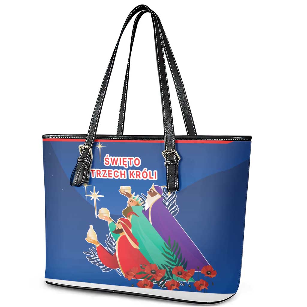 Poland Epiphany Leather Tote Bag The Three Kings Day - Trzech Kroli