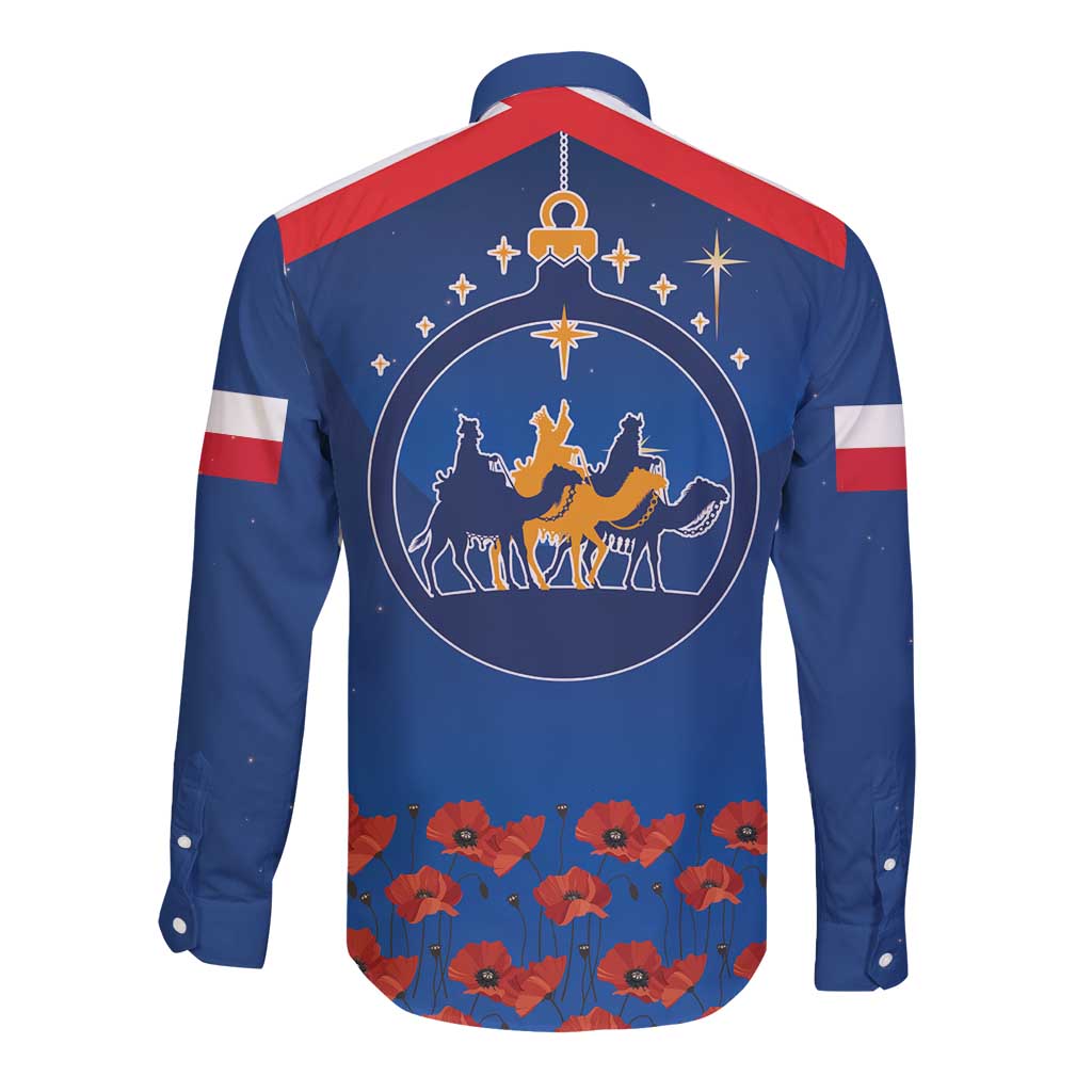 Poland Epiphany Long Sleeve Button Shirt The Three Kings Day - Trzech Kroli