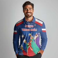 Poland Epiphany Long Sleeve Polo Shirt The Three Kings Day - Trzech Kroli LT17 - Wonder Print Shop