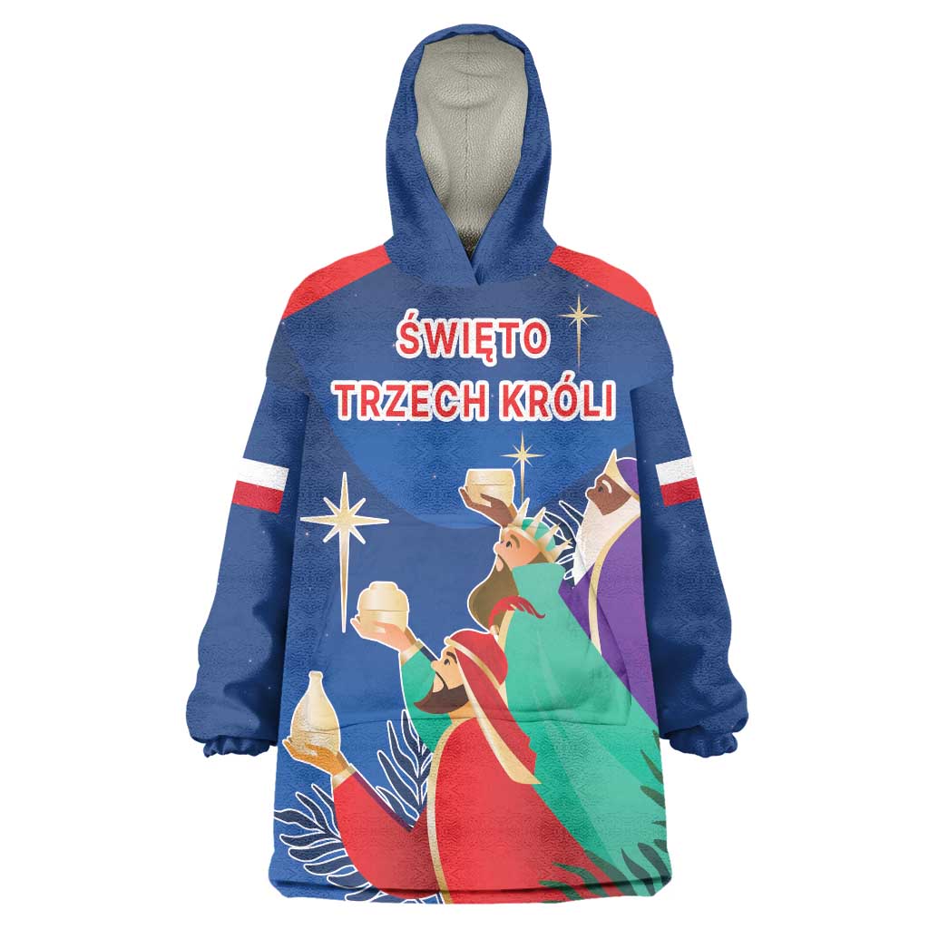 Poland Epiphany Wearable Blanket Hoodie The Three Kings Day - Trzech Kroli LT17 - Wonder Print Shop