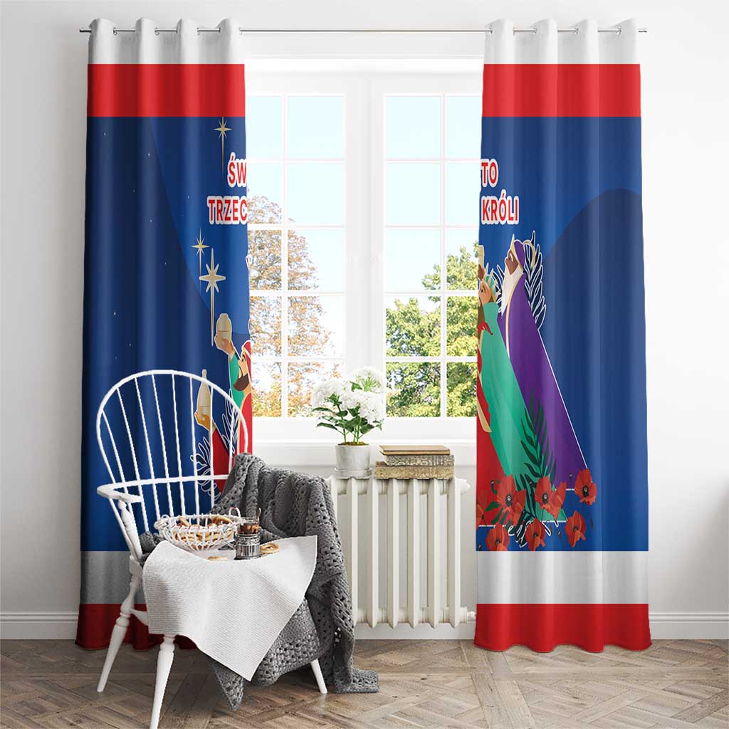 Poland Epiphany Window Curtain The Three Kings Day - Trzech Kroli LT17 - Wonder Print Shop