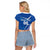 Custom Italy Football Raglan Cropped T Shirt With Colosseum - Wonder Print Shop