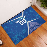 Custom Italy Football Rubber Doormat With Colosseum - Wonder Print Shop