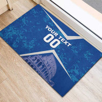 Custom Italy Football Rubber Doormat With Colosseum - Wonder Print Shop