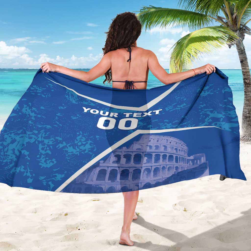 Custom Italy Football Sarong With Colosseum - Wonder Print Shop