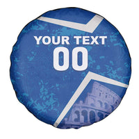 Custom Italy Football Spare Tire Cover With Colosseum - Wonder Print Shop