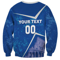 Custom Italy Football Sweatshirt With Colosseum - Wonder Print Shop