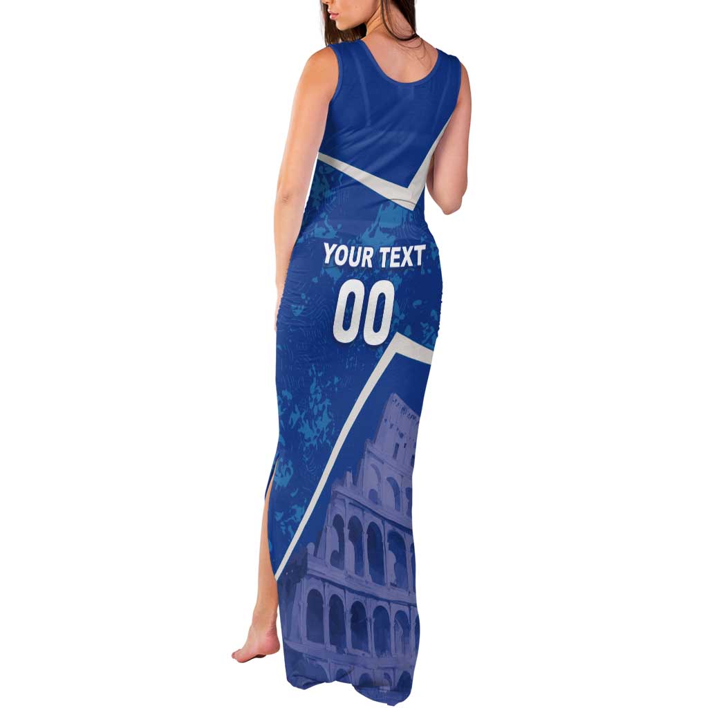 Custom Italy Football Tank Maxi Dress With Colosseum - Wonder Print Shop