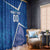 Custom Italy Football Window Curtain With Colosseum - Wonder Print Shop