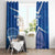 Custom Italy Football Window Curtain With Colosseum - Wonder Print Shop