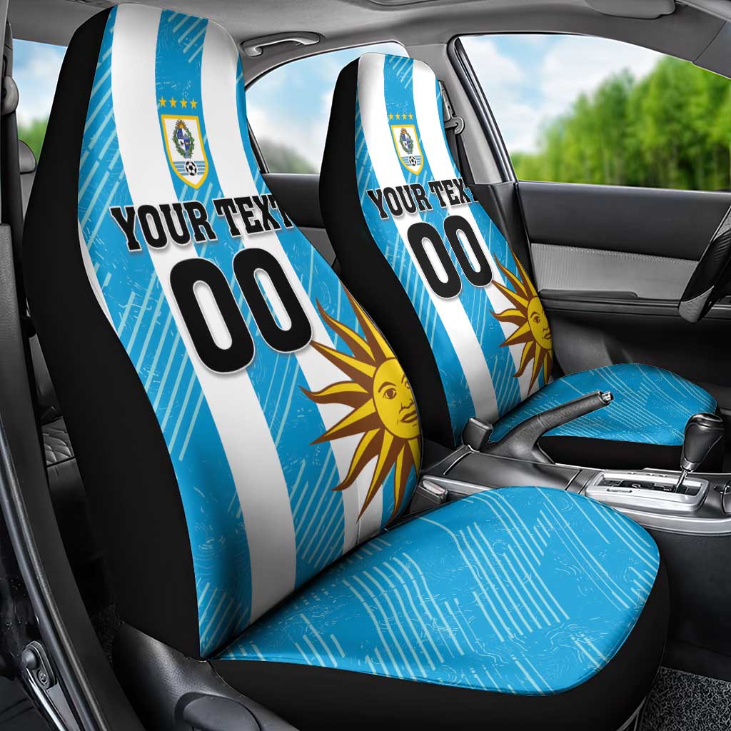 Custom Uruguay Football Car Seat Cover Sol De May - Wonder Print Shop