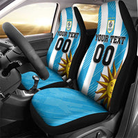 Custom Uruguay Football Car Seat Cover Sol De May - Wonder Print Shop