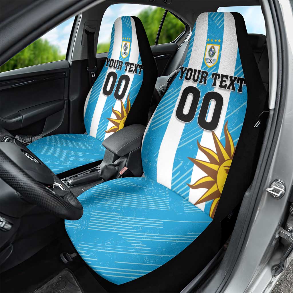 Custom Uruguay Football Car Seat Cover Sol De May - Wonder Print Shop