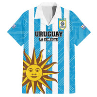 Custom Uruguay Football Family Matching Summer Maxi Dress and Hawaiian Shirt Sol De May - Wonder Print Shop